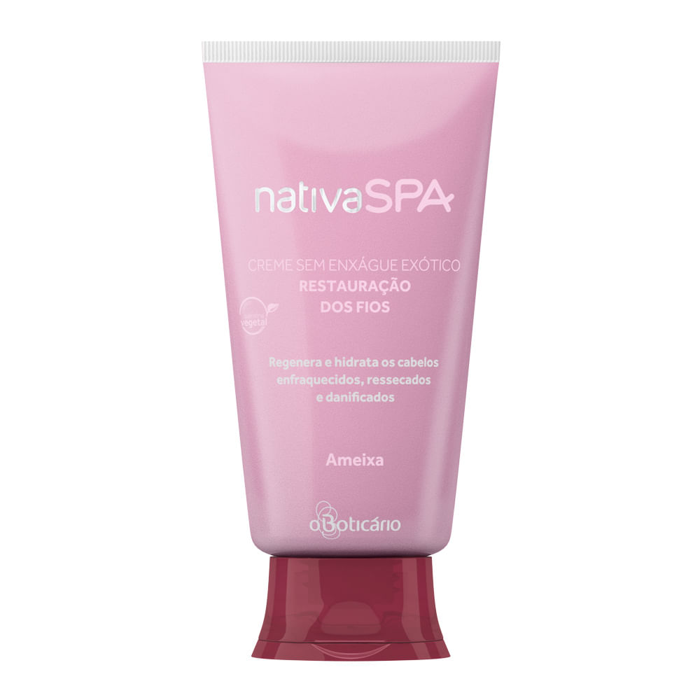 Nativa SPA Creme sem Enxágue Exótico Restauração dos Fios Ameixa, 150g - comprar online Nativa SPA Creme sem Enxágue Exótico Restauração dos Fios Ameixa, 150g - comprar online
