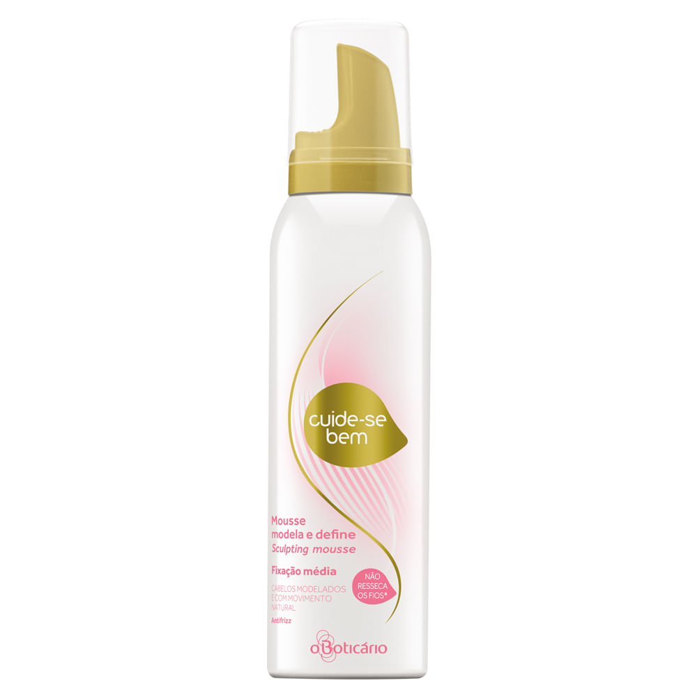 Cuide-se Bem Mousse para Cabelos Modela e Define, 150ml - comprar online