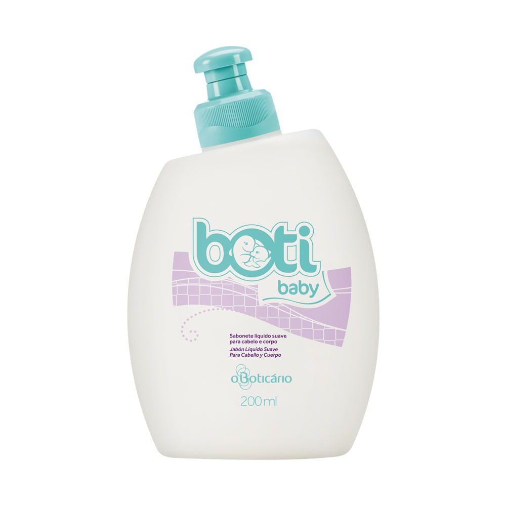 Boti Baby Sabonete Líquido para Cabelo e Corpo, 200ml - comprar online Boti Baby Sabonete Líquido para Cabelo e Corpo, 200ml - comprar online