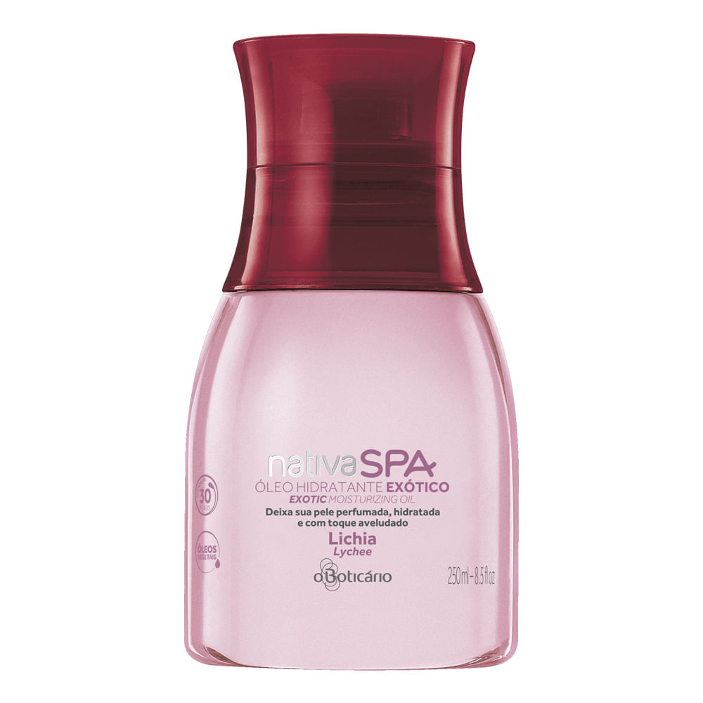 Nativa SPA Óleo Hidratante Exótico Lichia, 250ml - comprar online Nativa SPA Óleo Hidratante Exótico Lichia, 250ml - comprar online