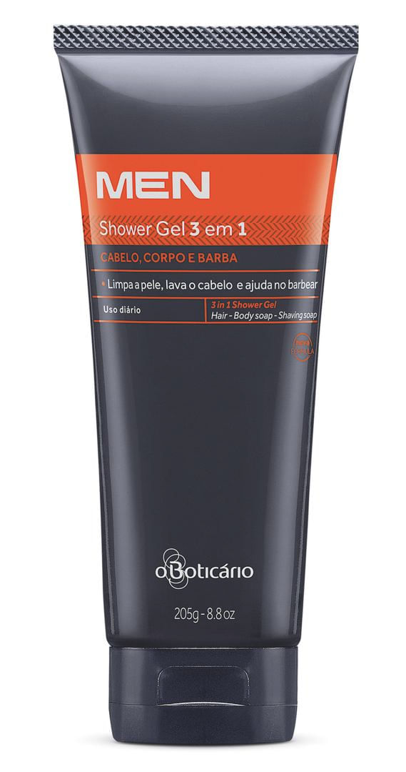 MEN Shower Gel 3 em 1 Cabelo, Corpo e Barba, 205g - comprar online MEN Shower Gel 3 em 1 Cabelo, Corpo e Barba, 205g - comprar online