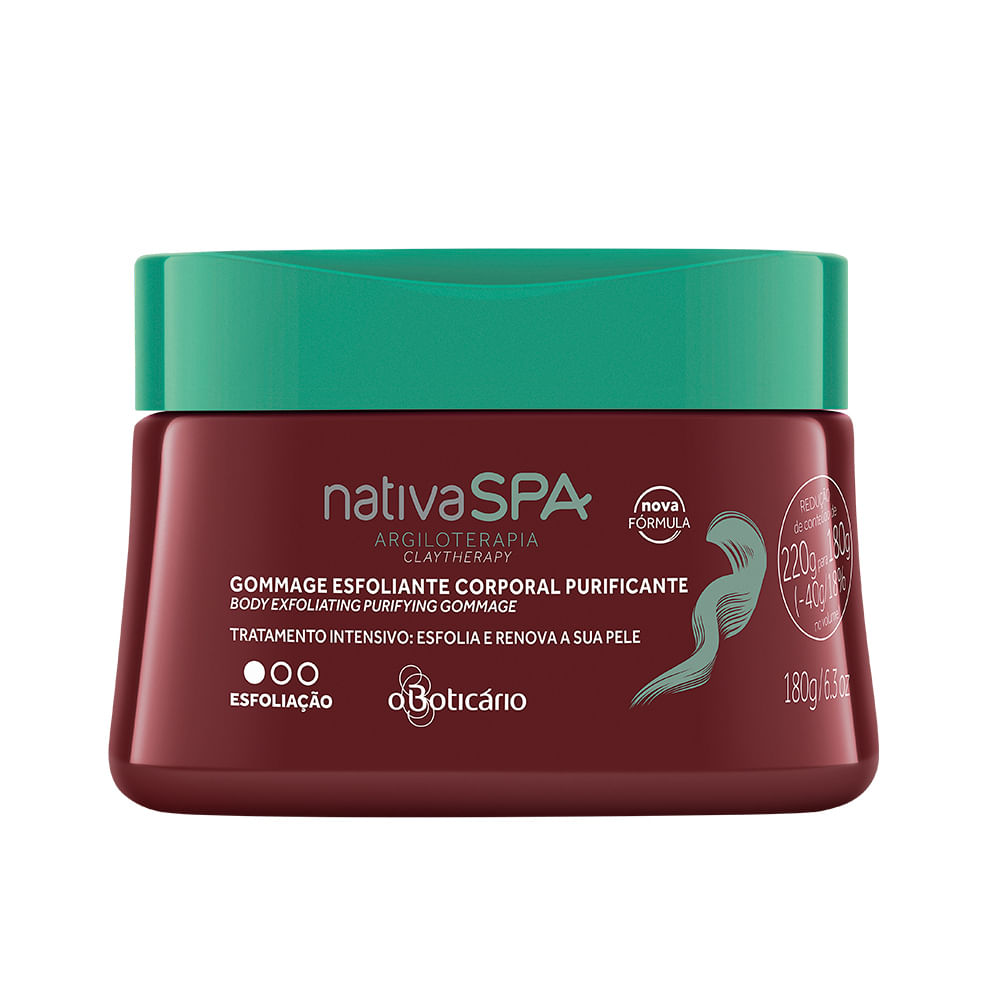 Nativa SPA Argiloterapia Gommage Sabonete Esfoliante Purificante, 180g - comprar online Nativa SPA Argiloterapia Gommage Sabonete Esfoliante Purificante, 180g - comprar online