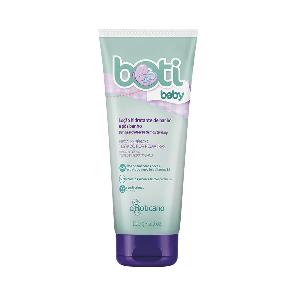 Boti Baby Hidratante Desodorante de Banho e Pós Banho, 150g - comprar online Boti Baby Hidratante Desodorante de Banho e Pós Banho, 150g - comprar online