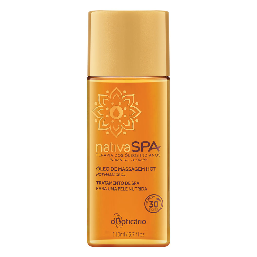 Nativa Spa Óleo de Massagem Desodorante Corporal Terapia dos Óleos Indianos, 110ml - comprar online Nativa Spa Óleo de Massagem Desodorante Corporal Terapia dos Óleos Indianos, 110ml - comprar online