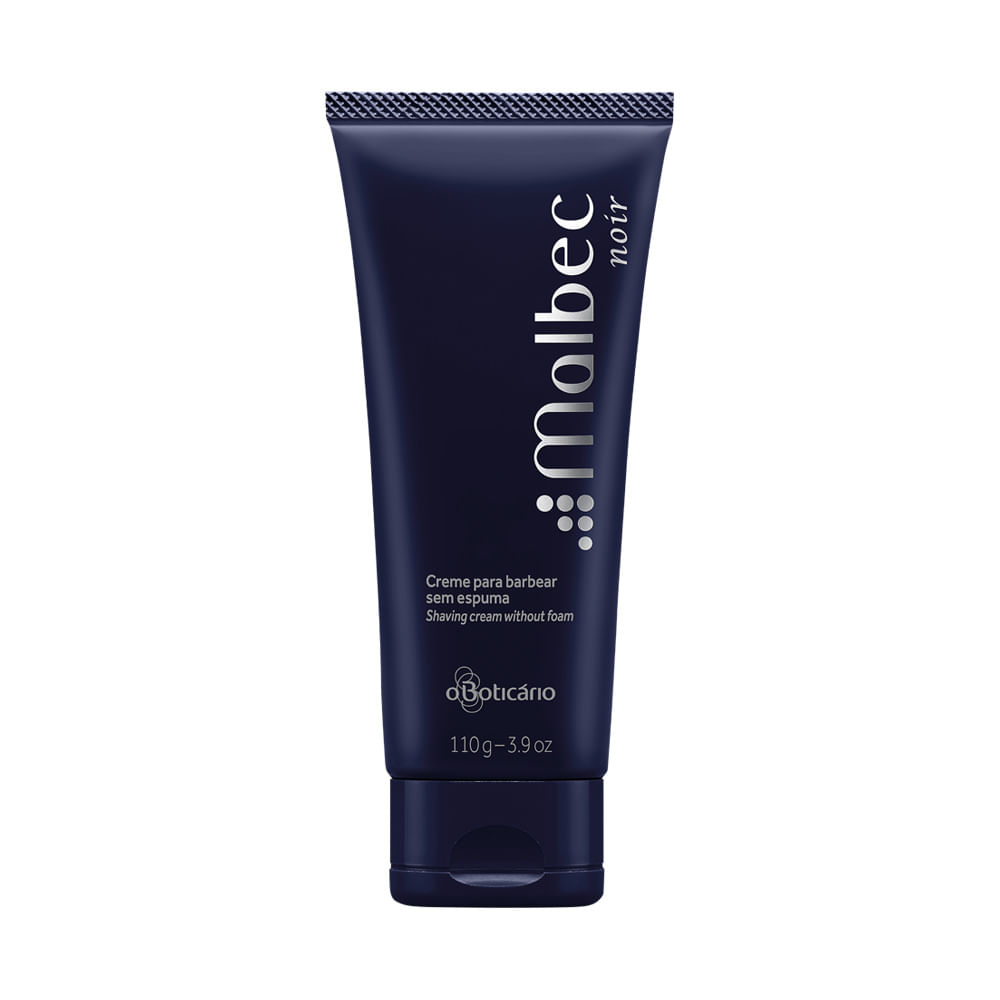Malbec Noir Creme para Barbear Não Espumógeno, 110g - comprar online