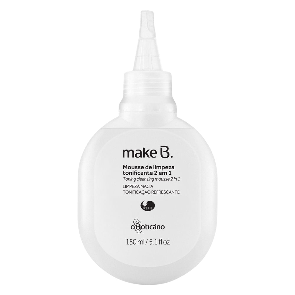 Make B. Refil Mousse de Limpeza Tonificante 2 em 1, 150ml - comprar online Make B. Refil Mousse de Limpeza Tonificante 2 em 1, 150ml - comprar online