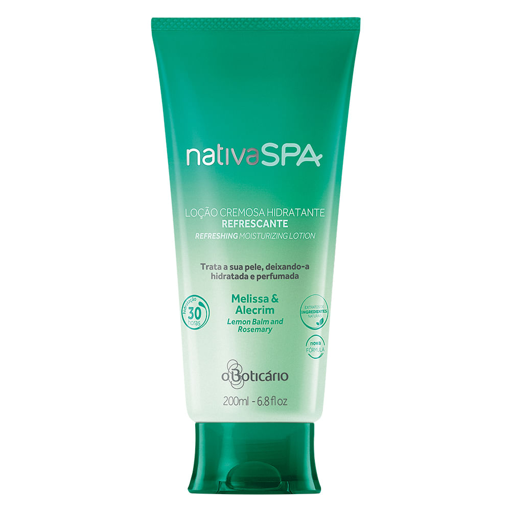 Nativa SPA Loção Hidratante Desodorante Melissa e Alecrim, 200ml - comprar online Nativa SPA Loção Hidratante Desodorante Melissa e Alecrim, 200ml - comprar online