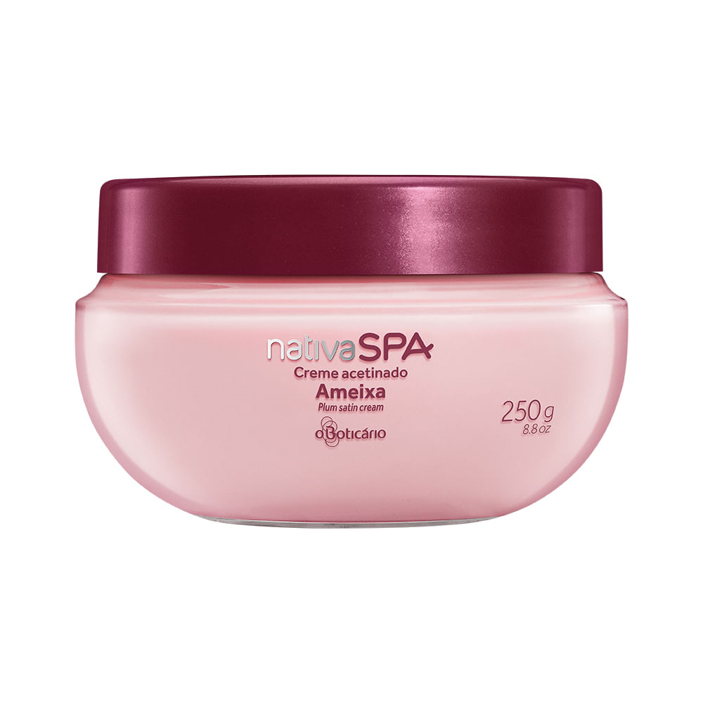 Nativa SPA Creme Hidratante Desodorante Acetinado Ameixa, 250g - comprar online