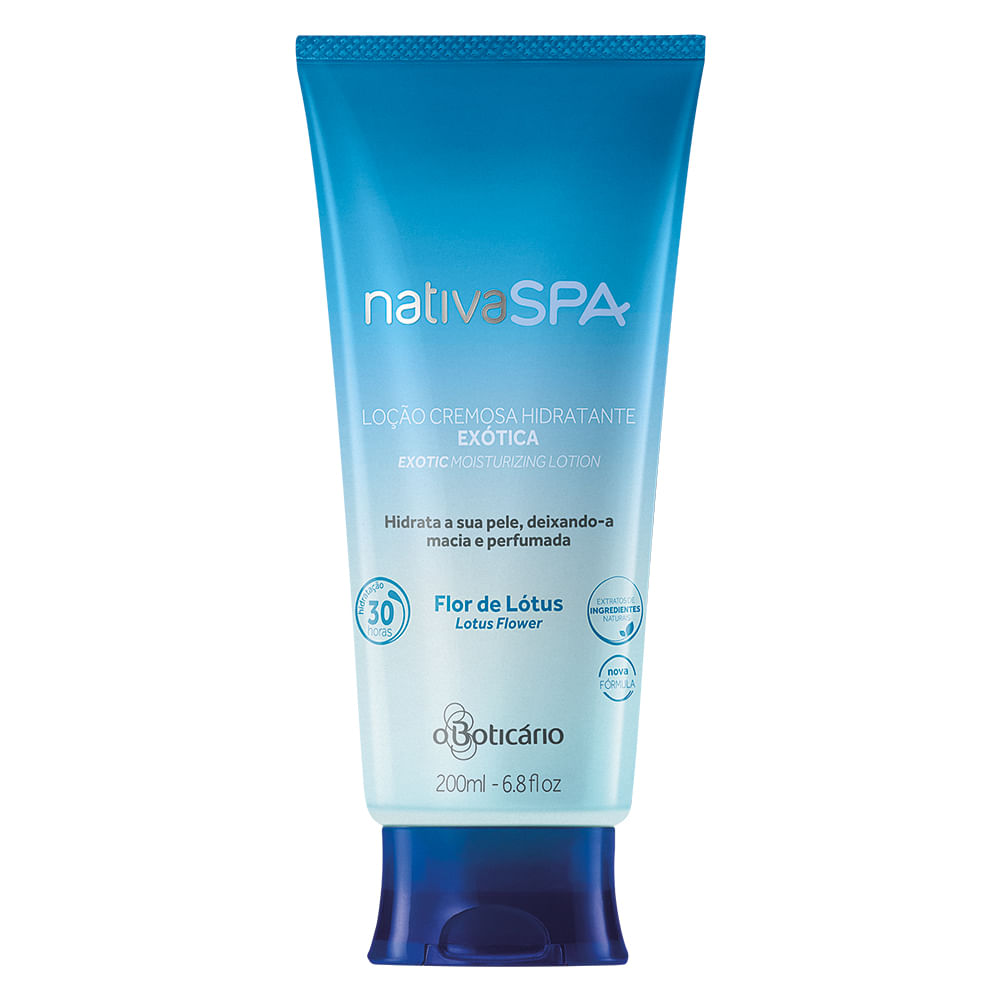 Nativa SPA Loção Hidratante Desodorante Flor de Lótus, 200ml - comprar online Nativa SPA Loção Hidratante Desodorante Flor de Lótus, 200ml - comprar online