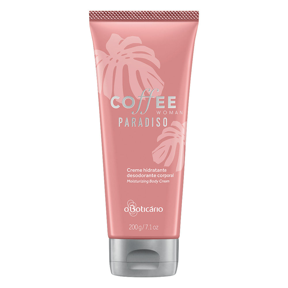 Coffee Woman Paradiso Creme Hidratante Desodorante Corporal, 200g - comprar online Coffee Woman Paradiso Creme Hidratante Desodorante Corporal, 200g - comprar online