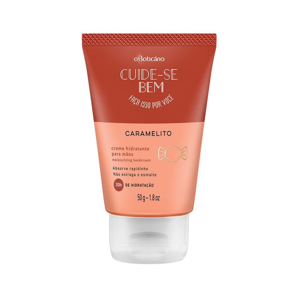 Cuide-se Bem Caramelito Creme para Mãos Hidratante Desodorante, 50g - comprar online
