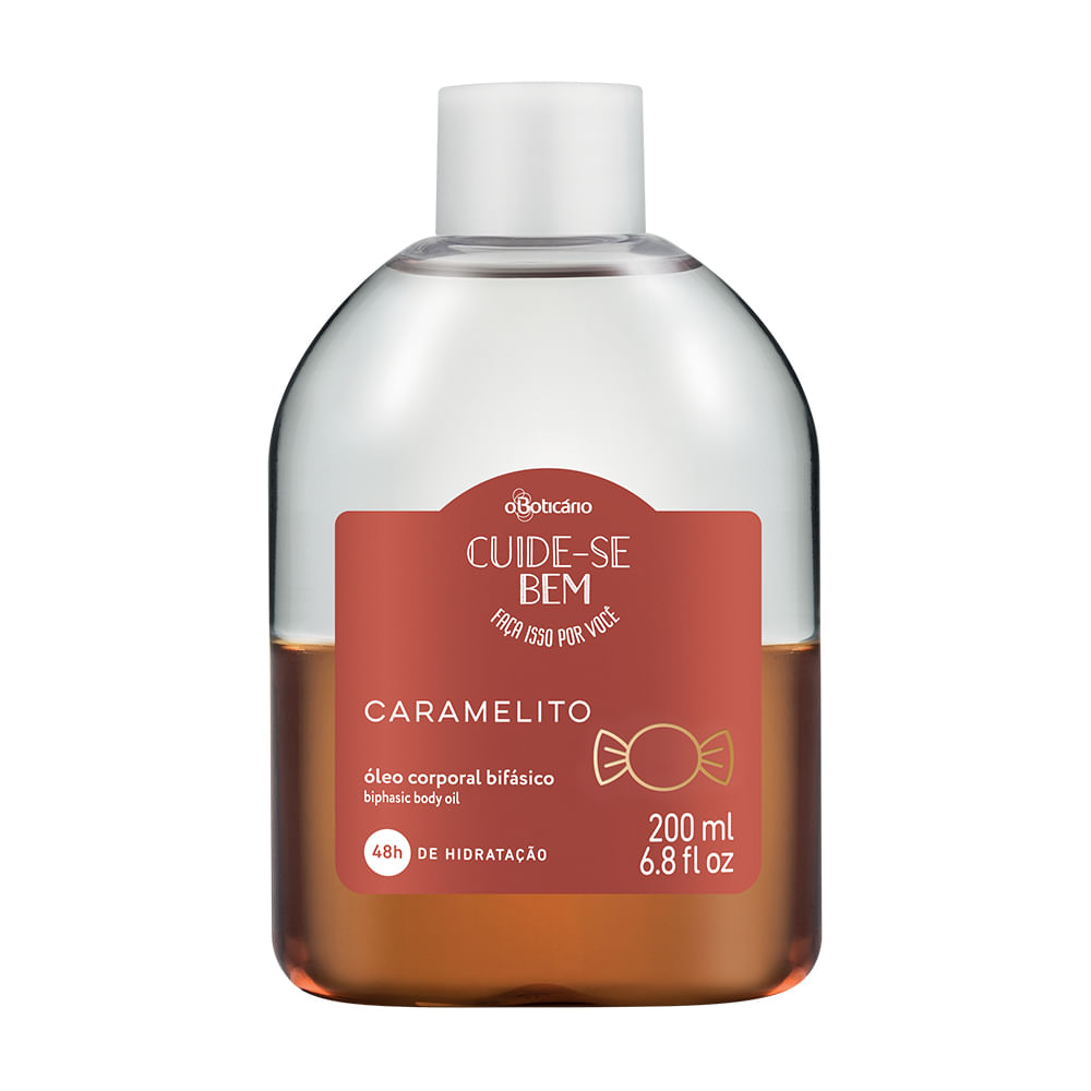 Cuide-se Bem Caramelito Óleo Corporal Bifásico, 200ml - comprar online Cuide-se Bem Caramelito Óleo Corporal Bifásico, 200ml - comprar online