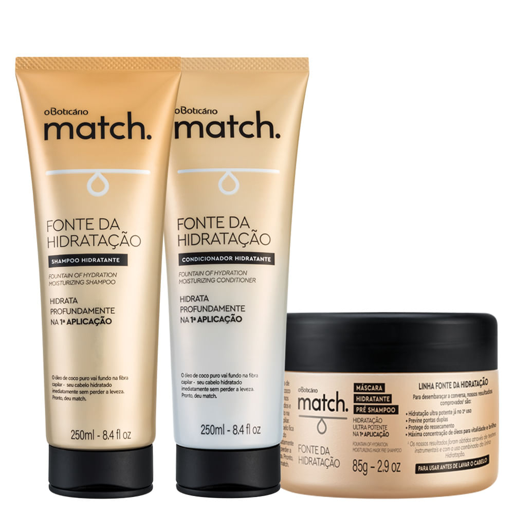 Combo Match Hidratar Cabelo - comprar online Combo Match Hidratar Cabelo - comprar online
