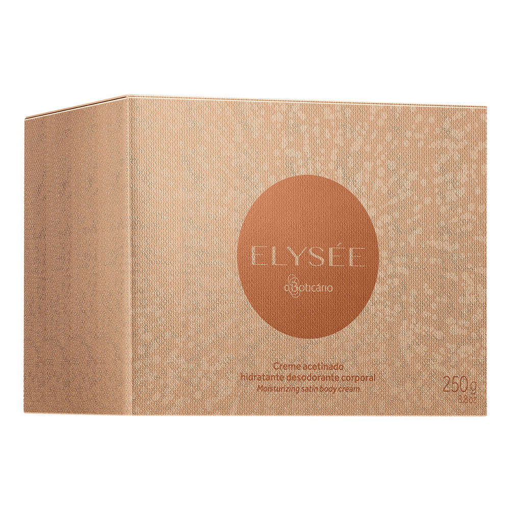 Creme Acetinado Hidratante Desodorante Elysée, 250ml