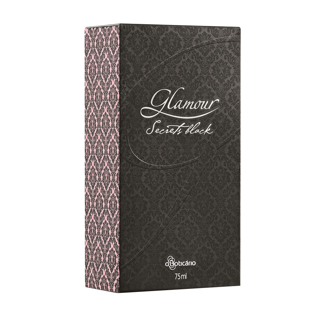 Glamour Secrets Black Desodorante Colônia 75ml