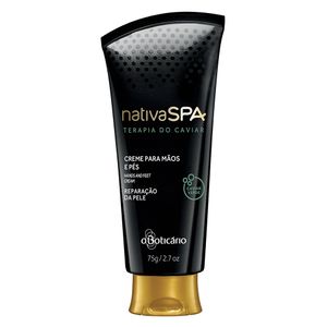 Nativa SPA Creme Hidratante Des.Mãos e Pés Terapia do Caviar, 75g
