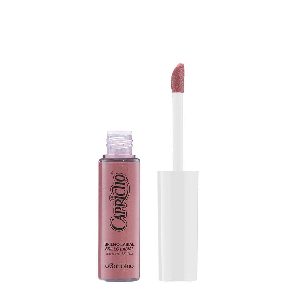 Brilho Labial Nude Attitude Capricho, 5,6ml