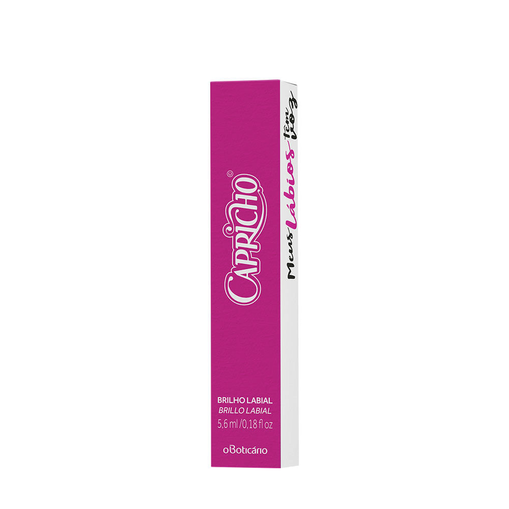 Brilho Labial Nude Attitude Capricho, 5,6ml