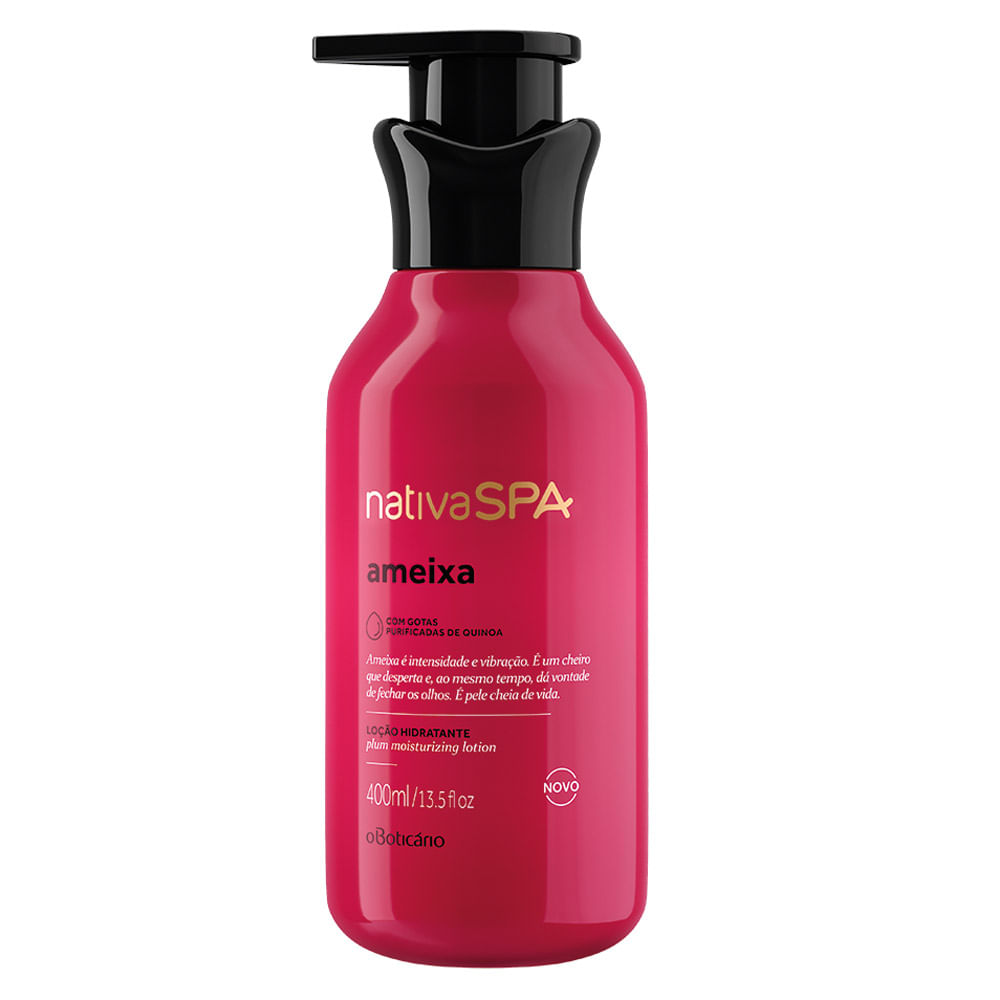 Loção Hidratante Corporal Desodorante Nativa SPA Ameixa, 400ml