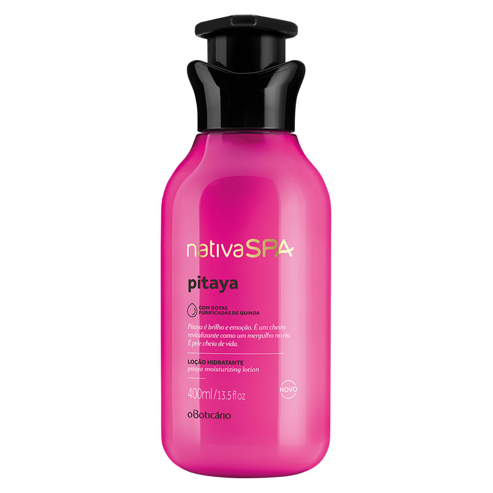 Loção Hidratante Corporal Desodorante Nativa SPA Pitaya, 400ml