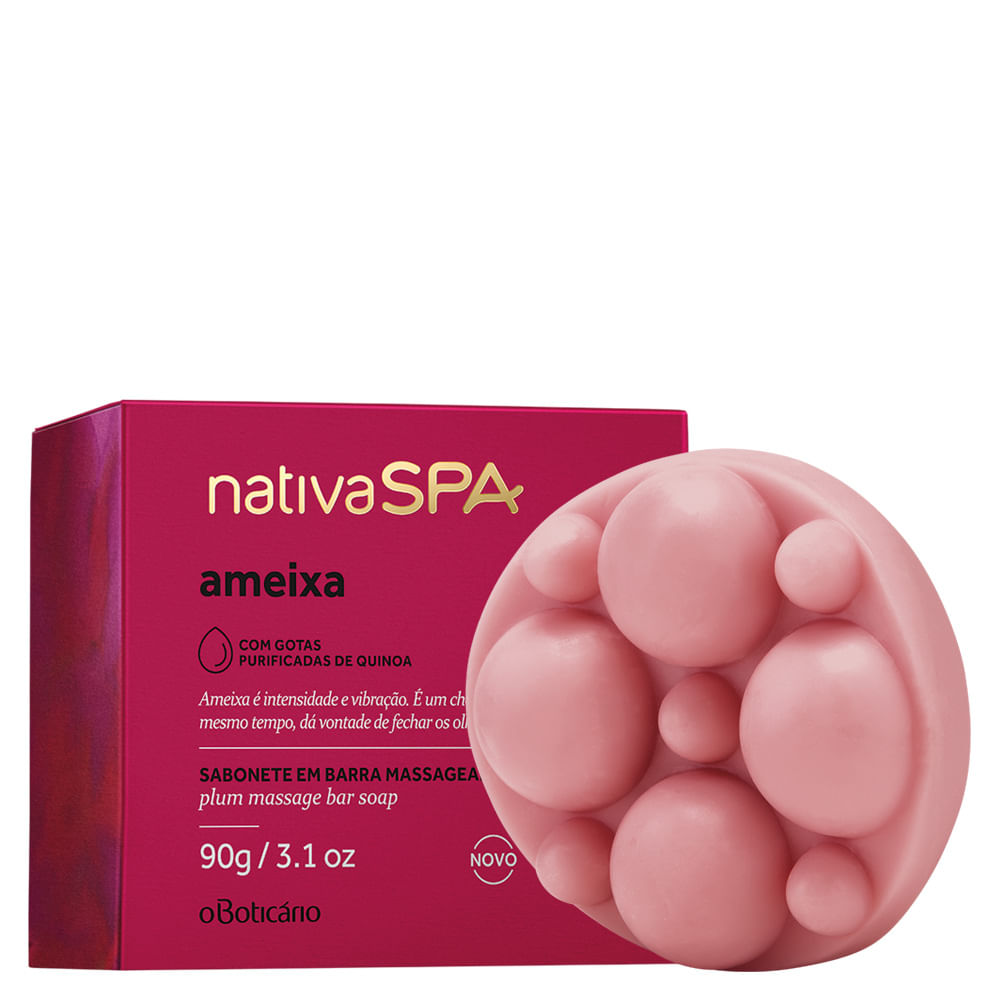 Sabonete em Barra Nativa SPA Ameixa, 90g