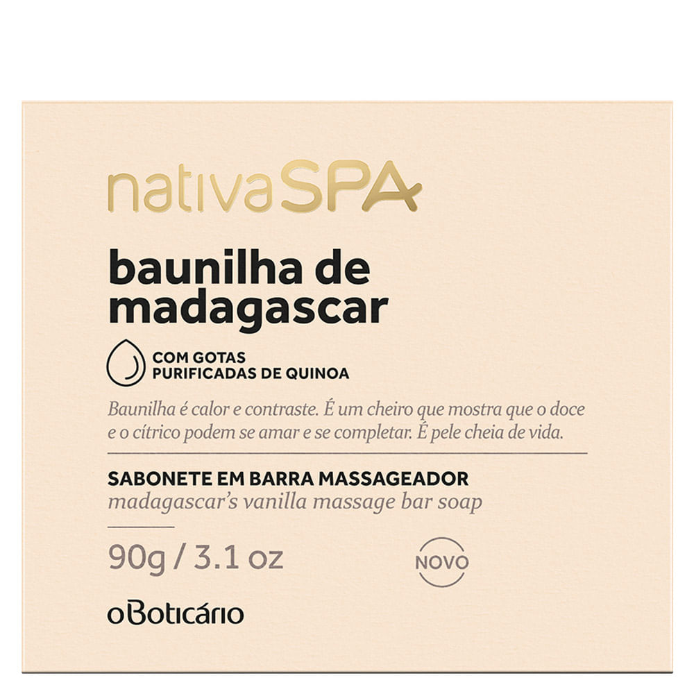 Sabonete em Barra Nativa SPA Baunilha de Madagascar, 90g