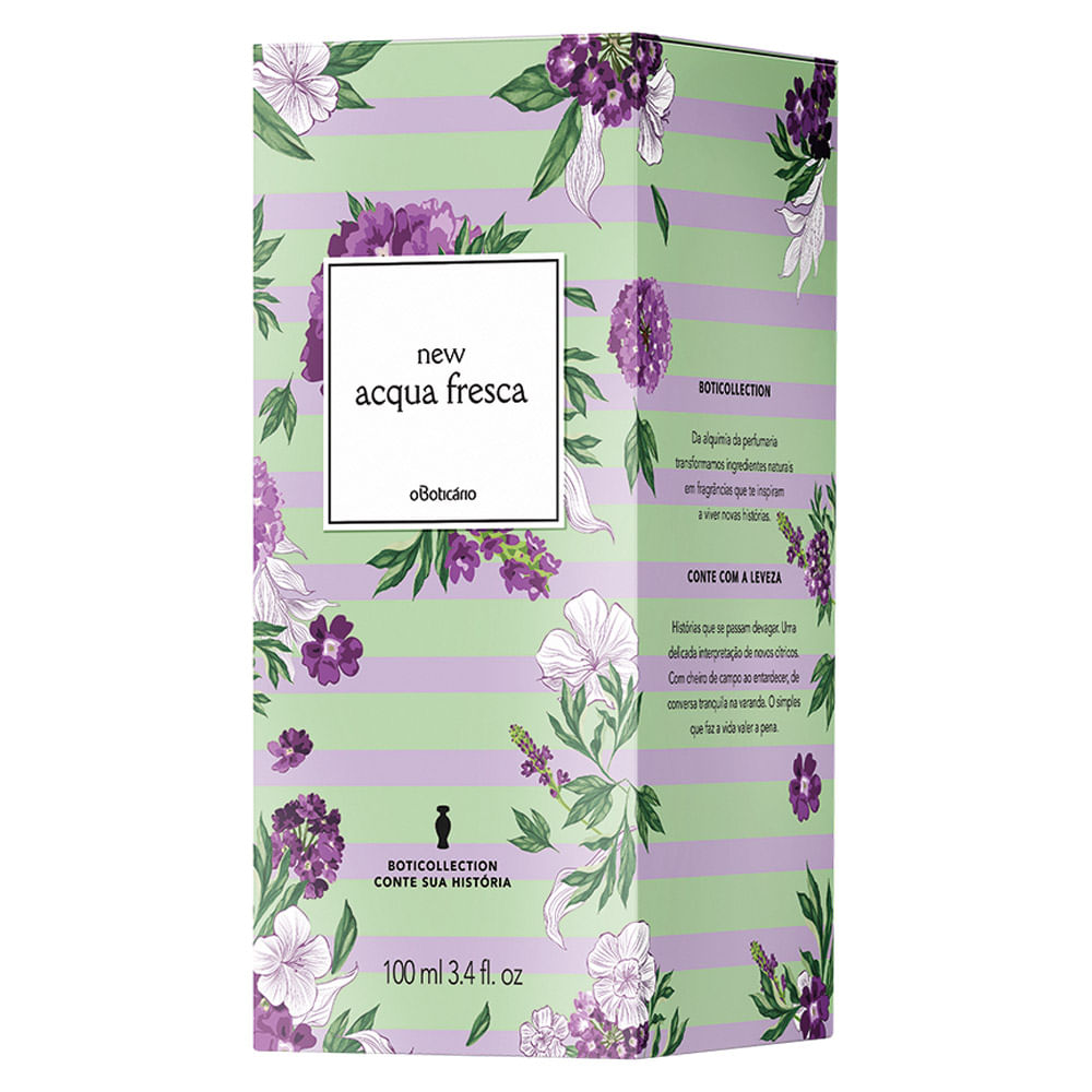 New Acqua Fresca Desodorante Colônia Boticollection, 100ml