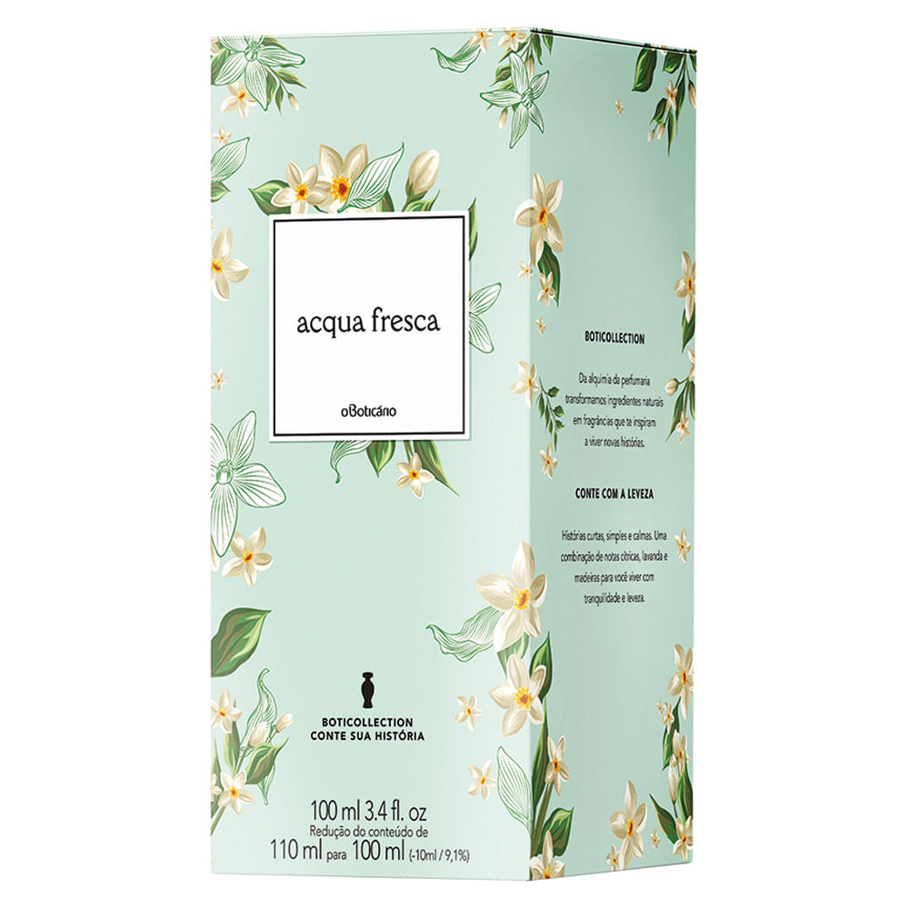 Acqua Fresca Desodorante Colônia Boticollection, 100ml