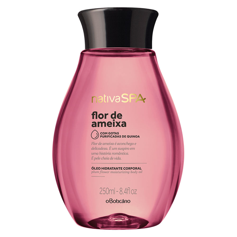Óleo Corporal Desodorante Nativa SPA Flor de Ameixa, 250ml