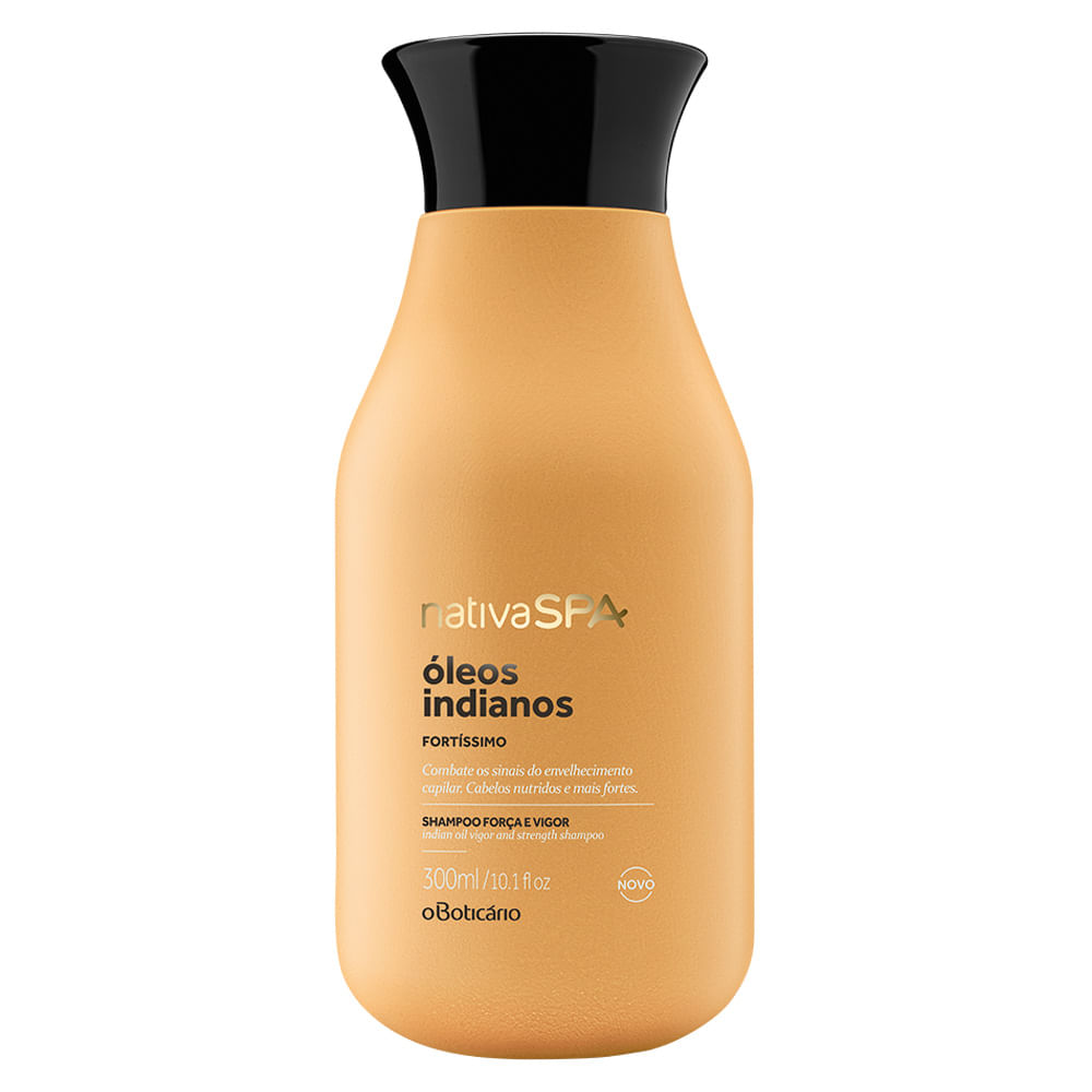 Shampoo para Cabelos Fortalecidos Nativa SPA Óleos Indianos, 300ml