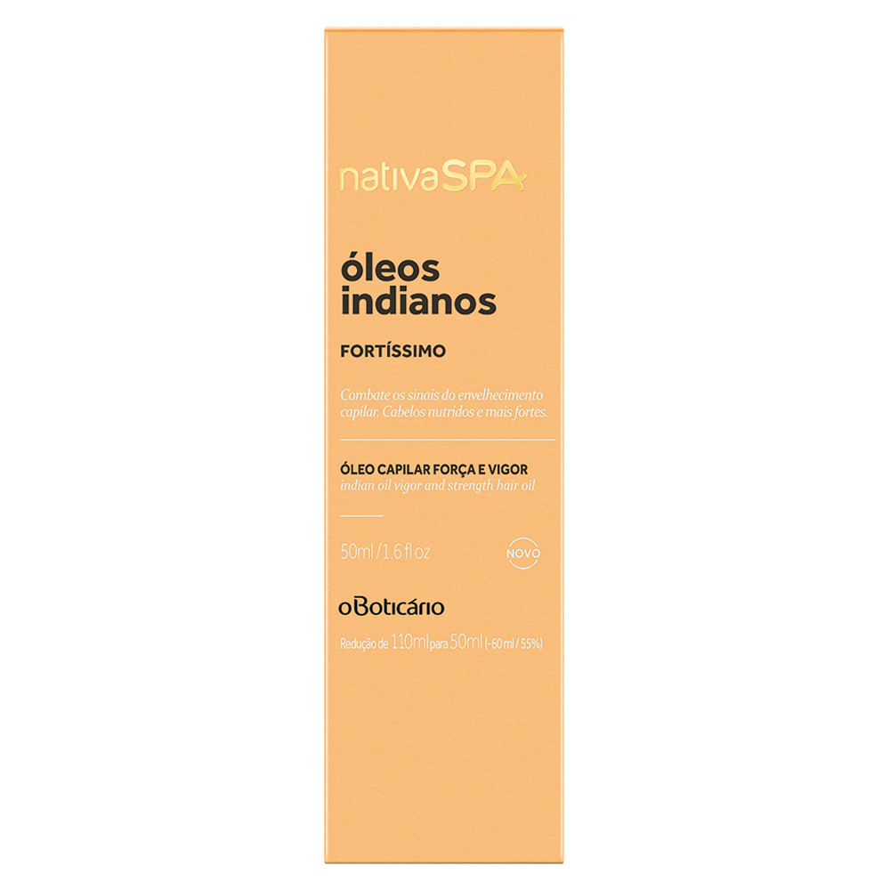 Óleo Capilar Nativa SPA Óleos Indianos, 50ml