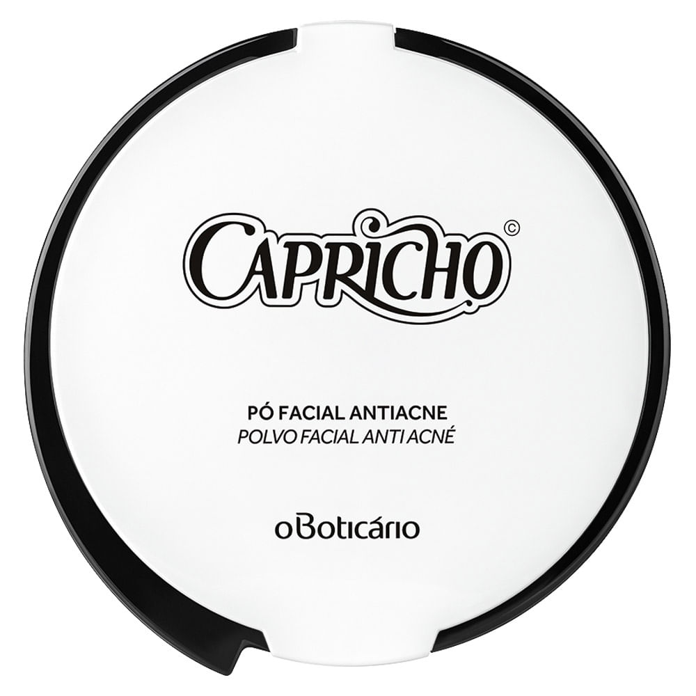 Pó Facial Antiacne Claro Capricho