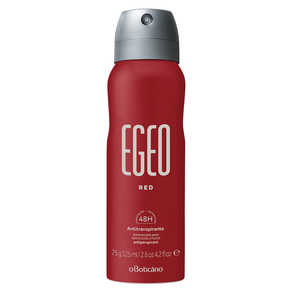 Desodorante Aerosol Antitranspirante Egeo Red, 75g
