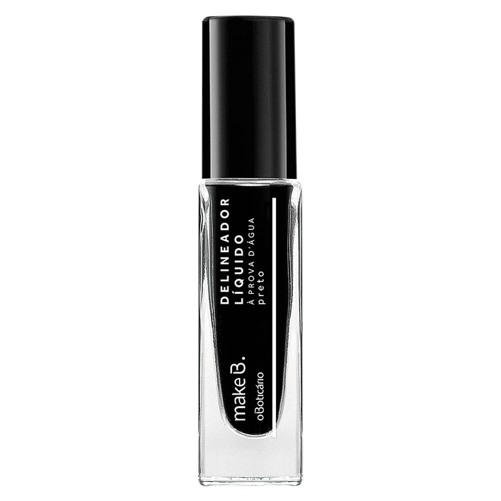 Delineador Líquido Para Olhos Preto Make B.