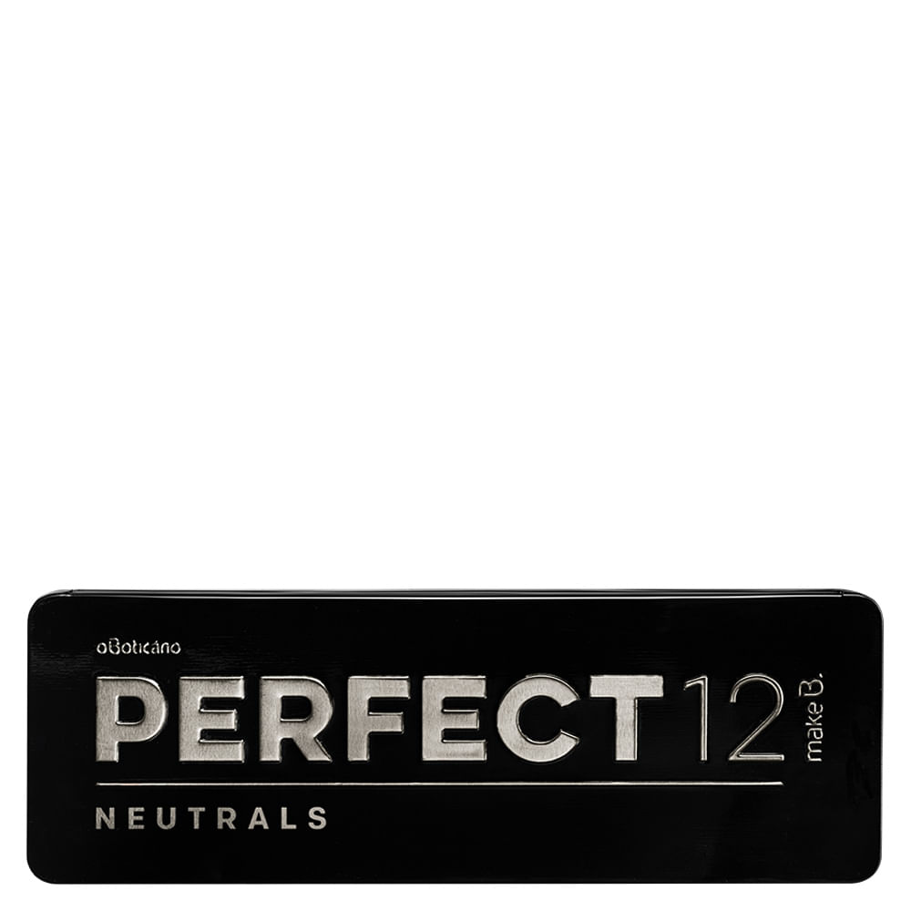 Palette Maquiagem Perfect 12 Neutrals Make B.