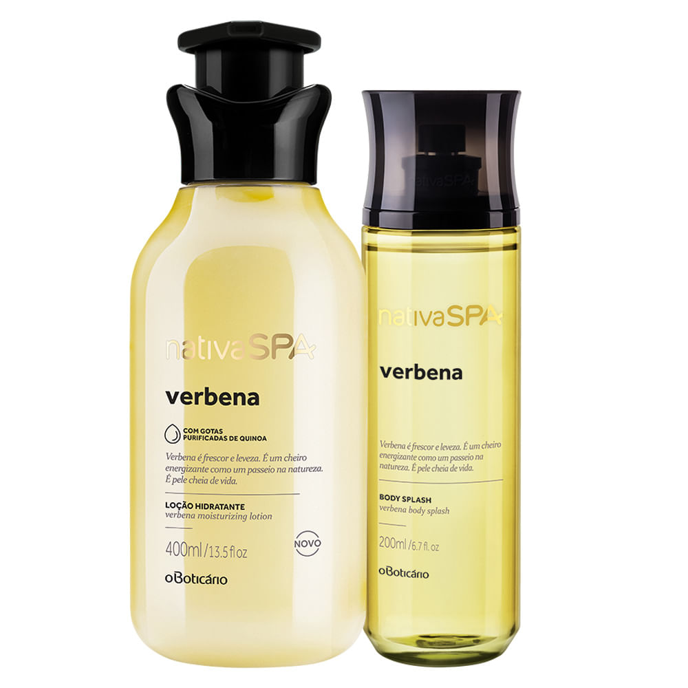 Combo Nativa SPA Verbena: Loção Corporal + Body Splash Des. Colônia