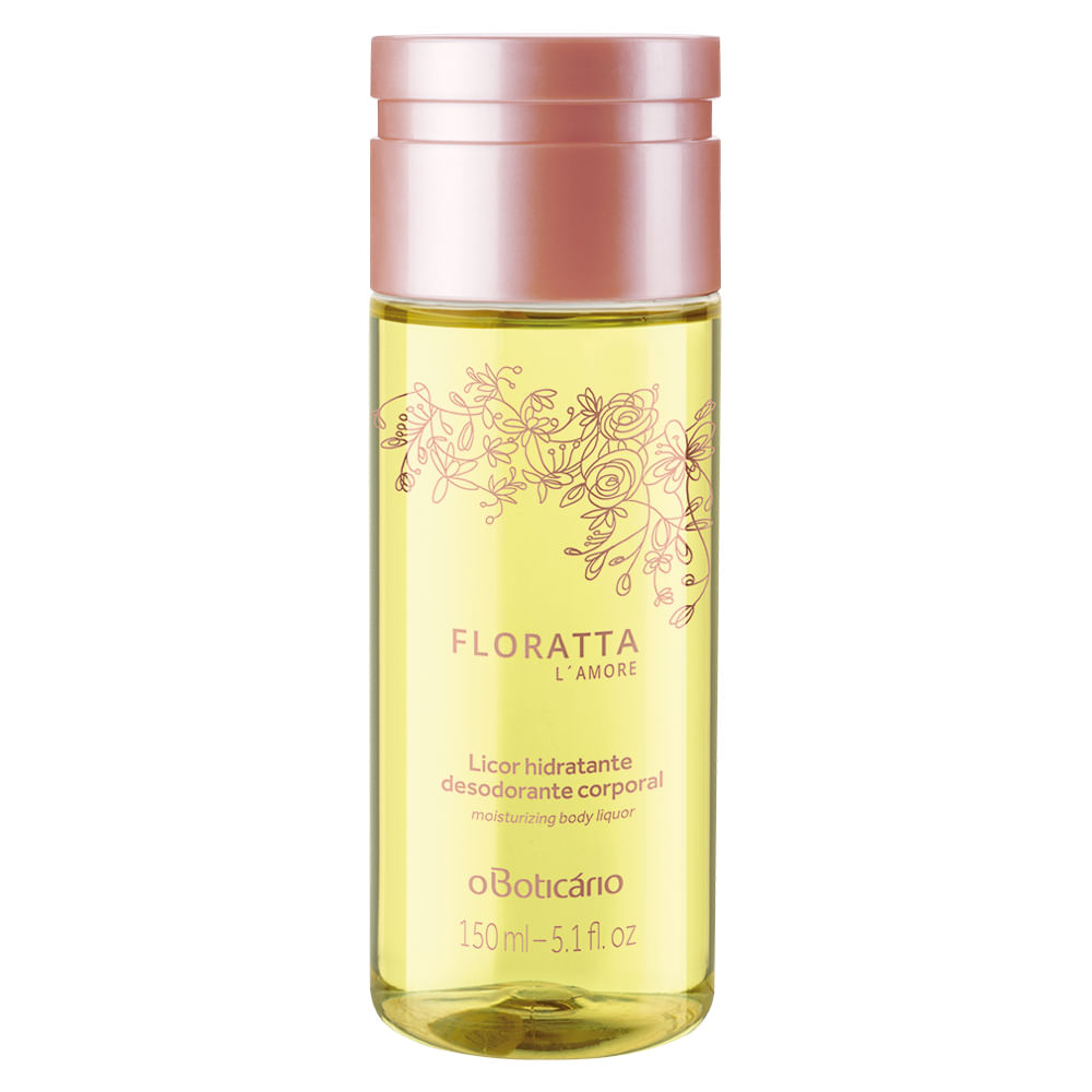 Hidratante Desodorante Corporal Floratta L'Amore Licor, 150ml