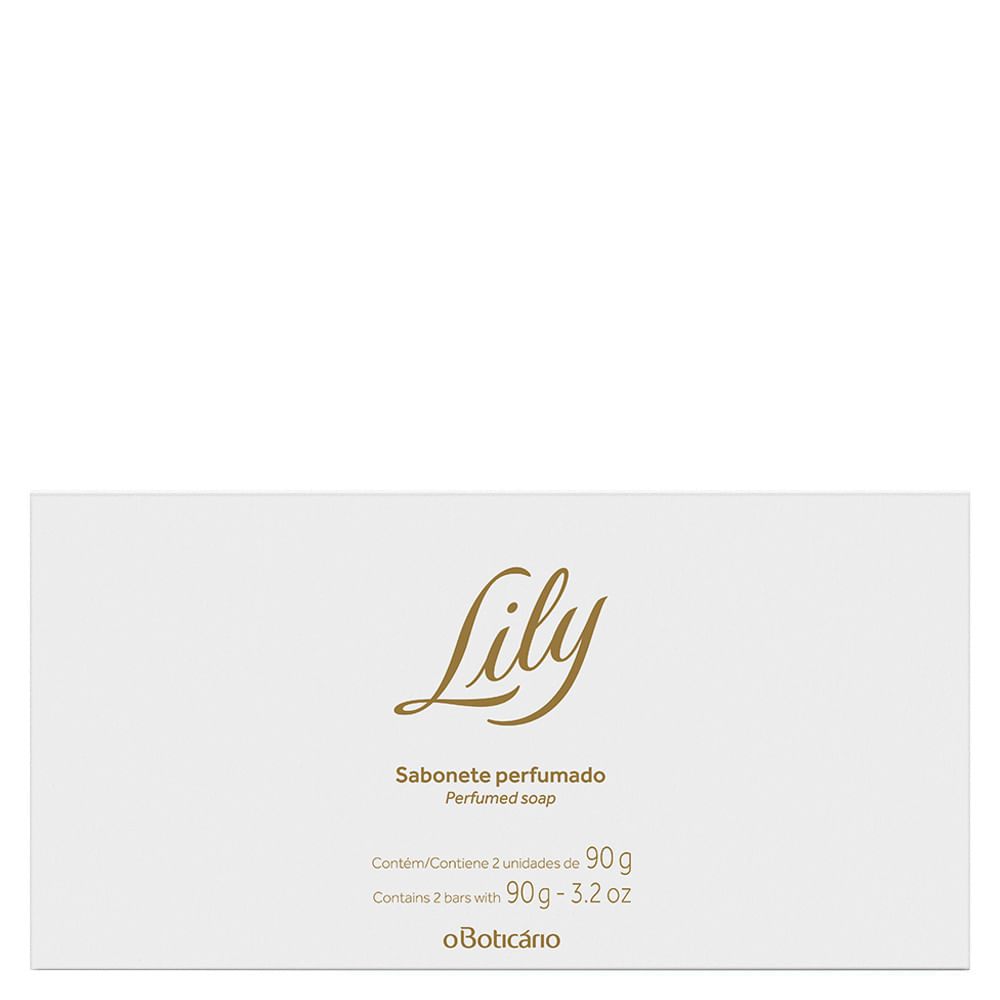 Sabonete Barra Perfumado Lily, com 2x90g