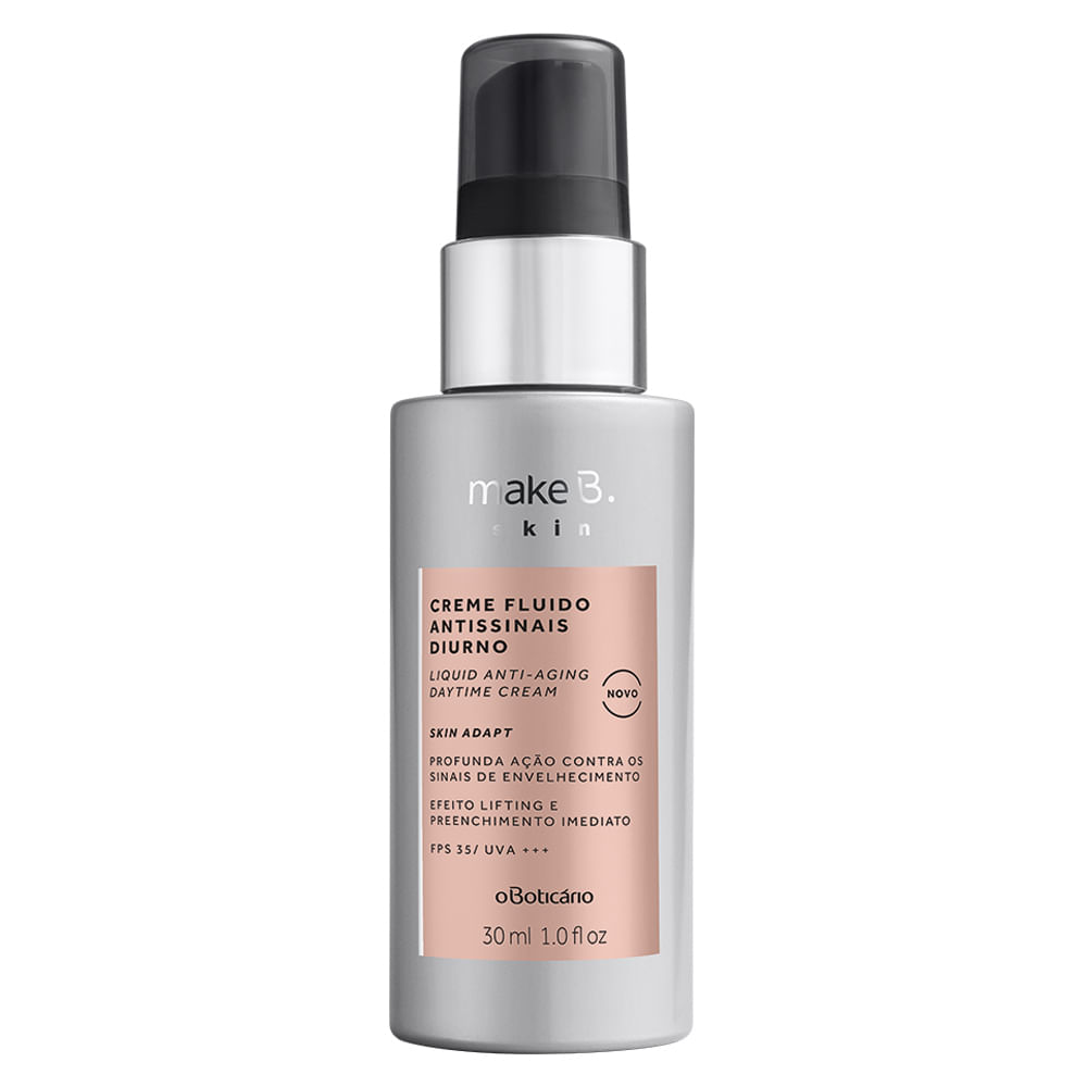 Creme Fluído Antissinais Diurno Make B. Skin 30ml