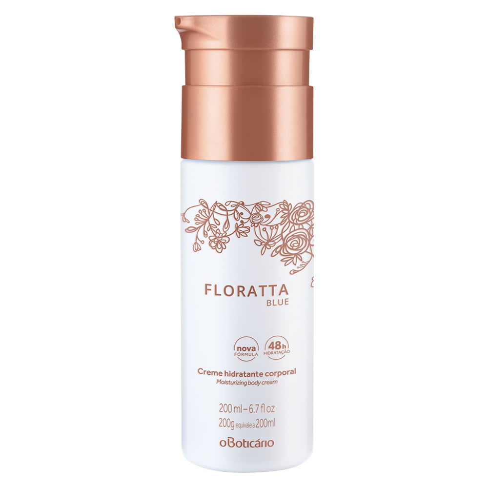 Creme Hidratante Desodorante Corporal Floratta Blue, 200ml