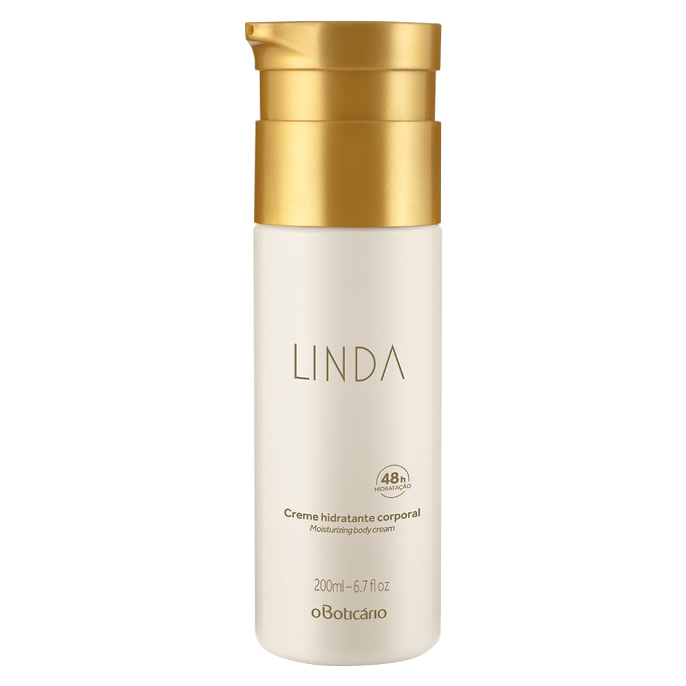 Creme Hidratante Desodorante Corporal Linda, 200ml