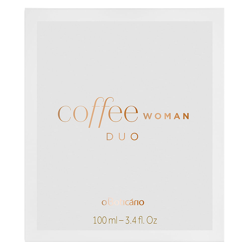 Coffee Woman Duo Desodorante Colônia, 100ml