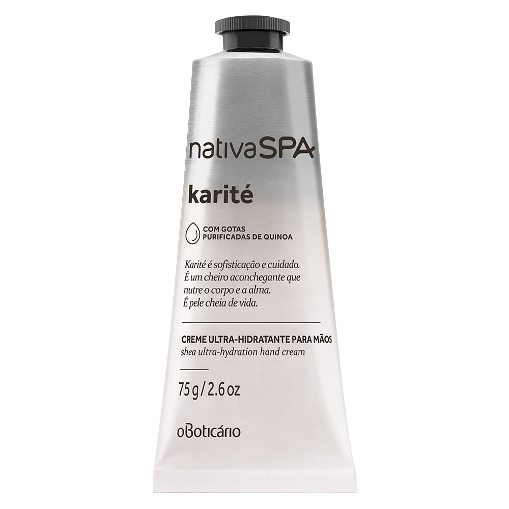 Creme Hidratante Desodorante para Mãos Nativa SPA Karité, 75g