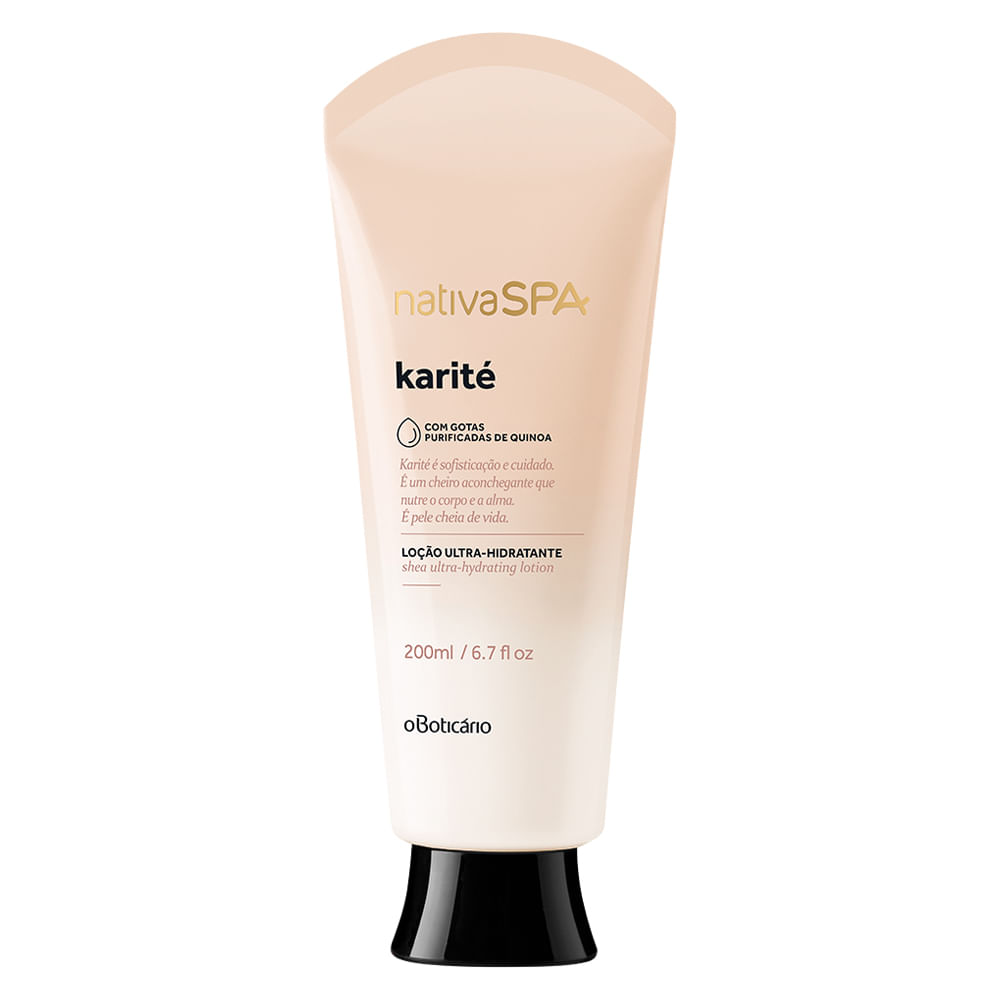 Loção Ultra Hidratante Desodorante Corporal Nativa SPA Karité, 200ml