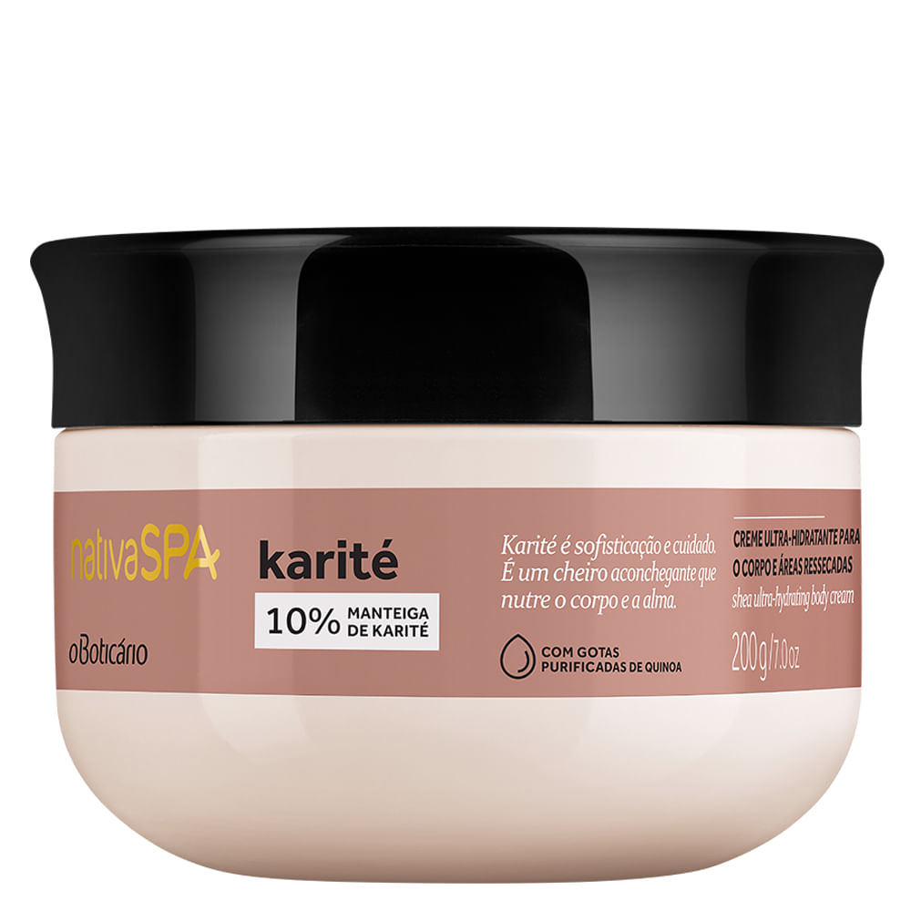 Creme Desodorante Ultra Hidratante Nativa SPA Karité, 200g