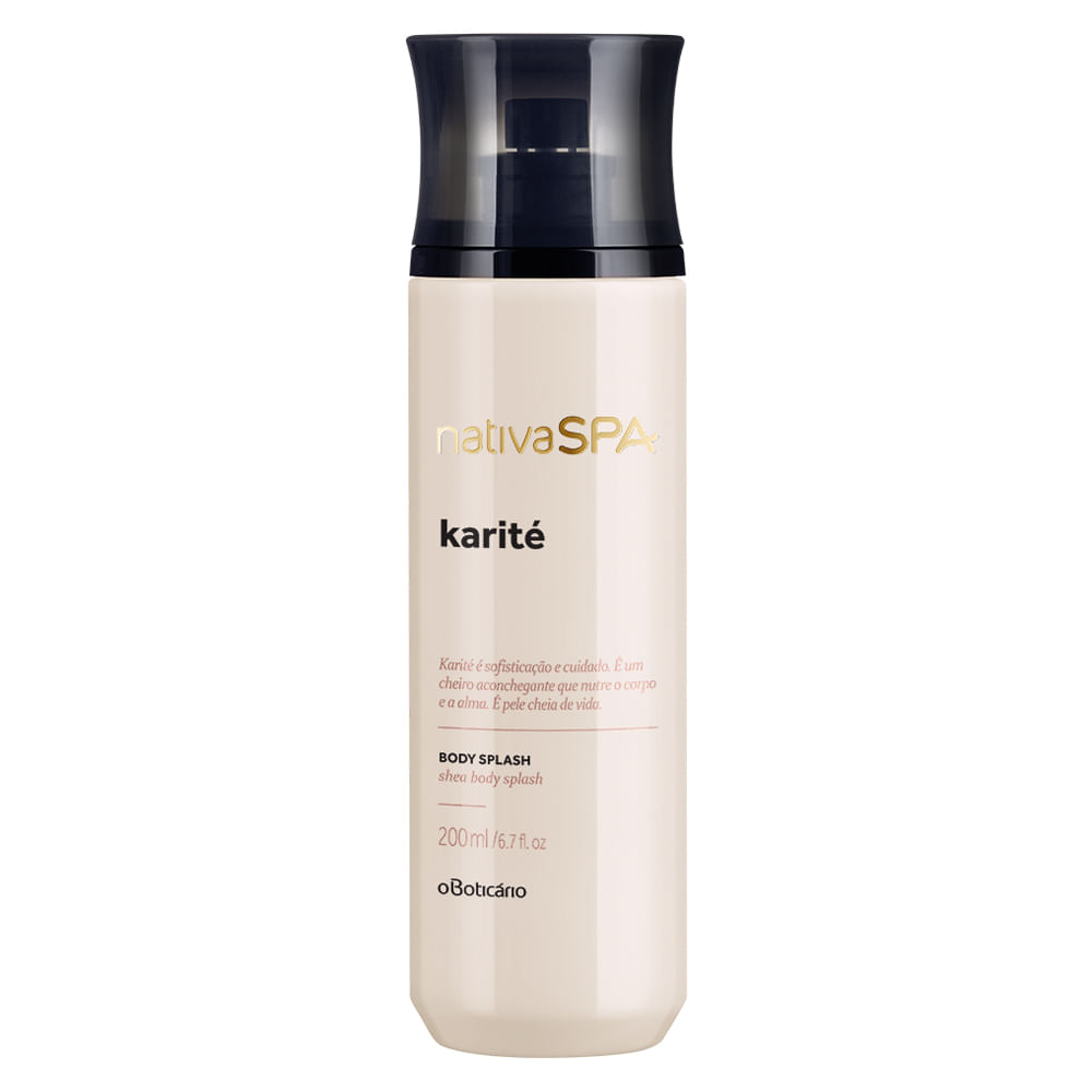 Desodorante Colônia Body Splash Nativa SPA Karité, 200ml