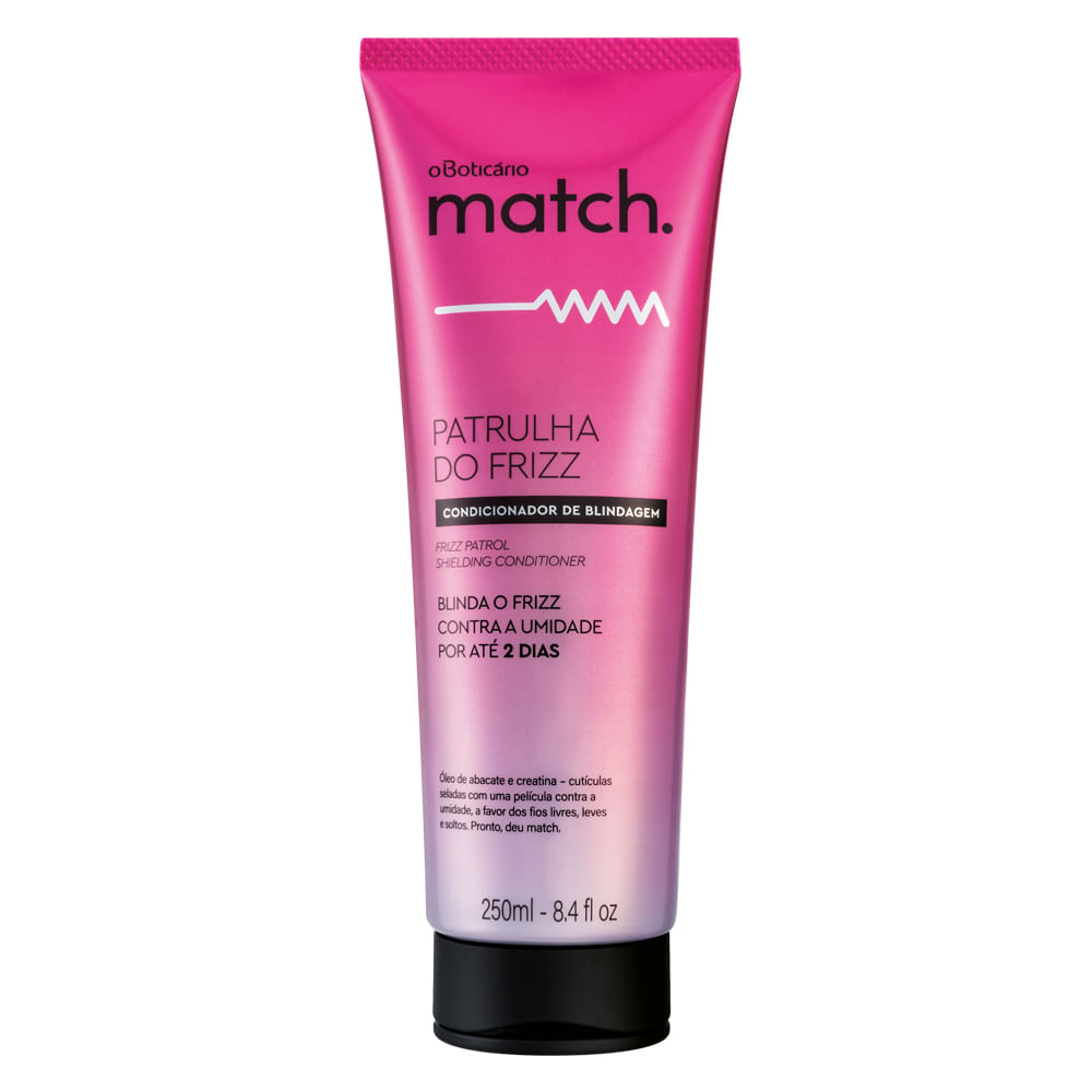 Condicionador Match Patrulha do Frizz, 250ml