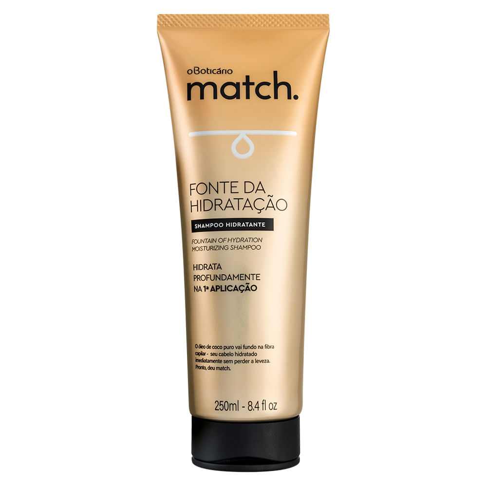 Shampoo Match Fonte da Hidratação, 250ml