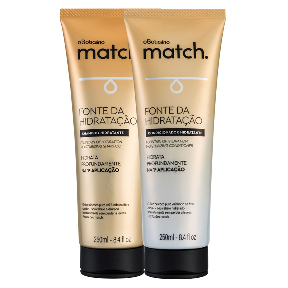 Combo Match Fonte da Hidratação: Shampoo + Condicionador