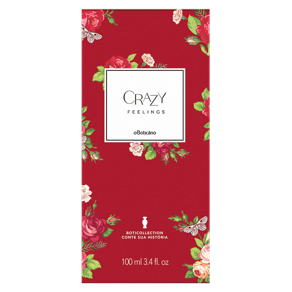 Crazy Feelings Desodorante Colônia Boticollection, 100ml